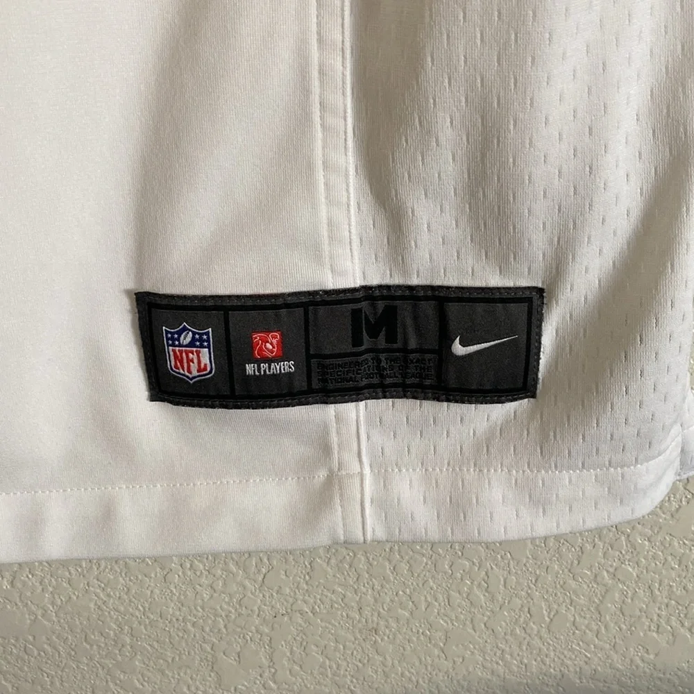 NIKE NFL New York Jets White and Green Jersey Size M